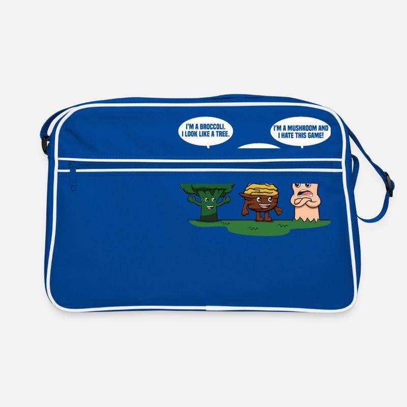 Funny Mushroom Broccoli Tree Walnut Brain Penis Retro Bag