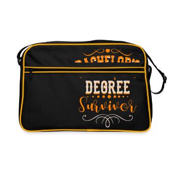 Degree, Bachelor - Retro Bag - black/gold - Front
