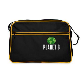 There is no Planet B - Sac Retro - noir/or - Devant