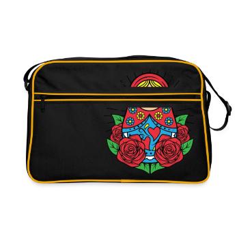 Matryoshka Matryoshka Russian doll Russia - Retro Bag - black/gold - Front