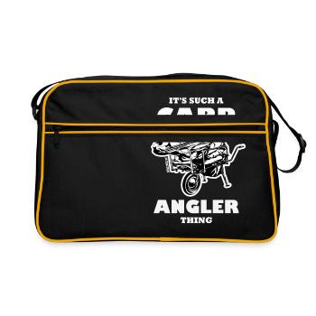 Only carp anglers carp anglers boilie fishing - Retro Bag - black/gold - Front