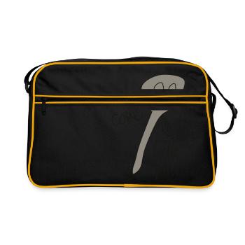 Come be my little Spoon - Retro Tasche - Schwarz/Gold - Vorne