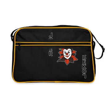 Joueur de cartes de jeu de cartes à jouer Joker Casino - Sac Retro - noir/or - Devant