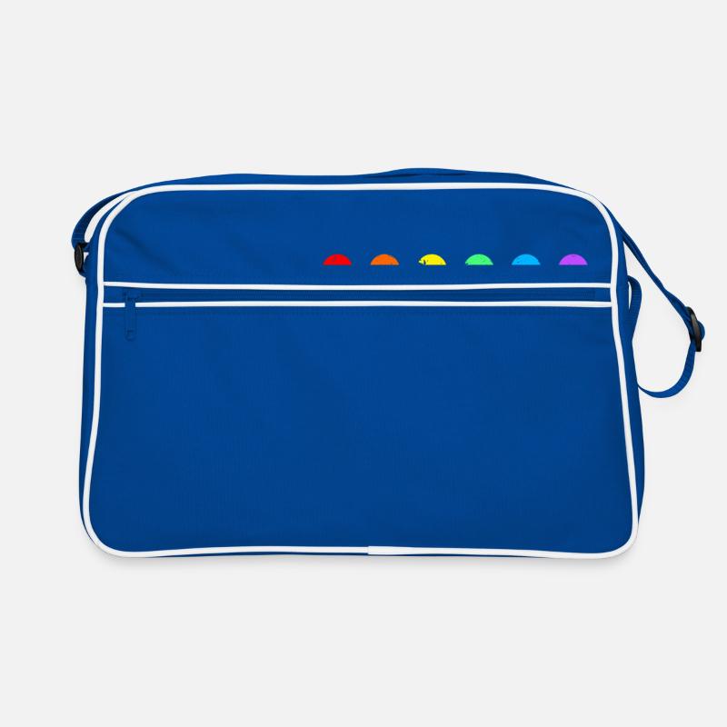 Regenbogen LGBTQ Pride Dots Retro Tasche