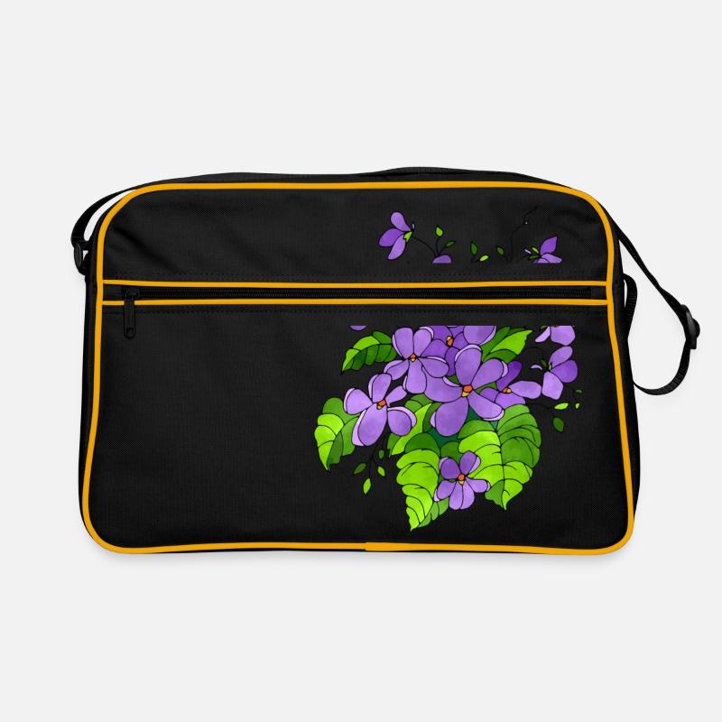 Bouquet de fleurs Sac Retro