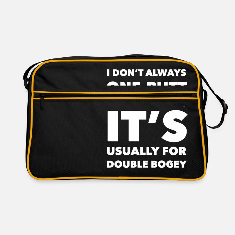 Lustiges Discgolf Retro Tasche