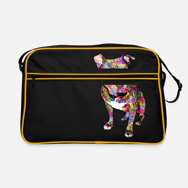 Pitbull Hippie Retro Bag