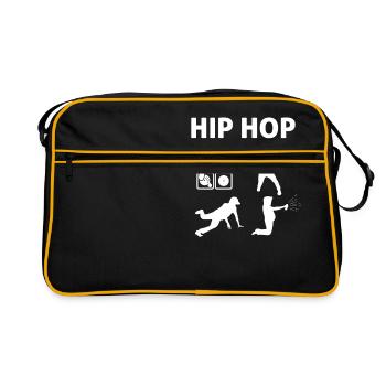4 elements of Hip Hop - Retro Bag - black/gold - Front