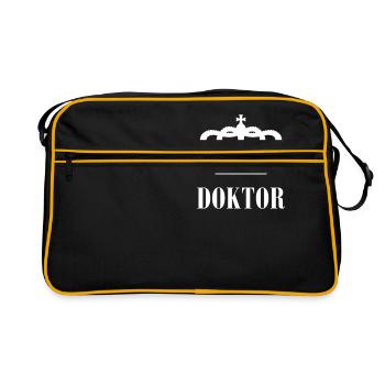 Doctorate, Doctor - Retro Bag - black/gold - Front