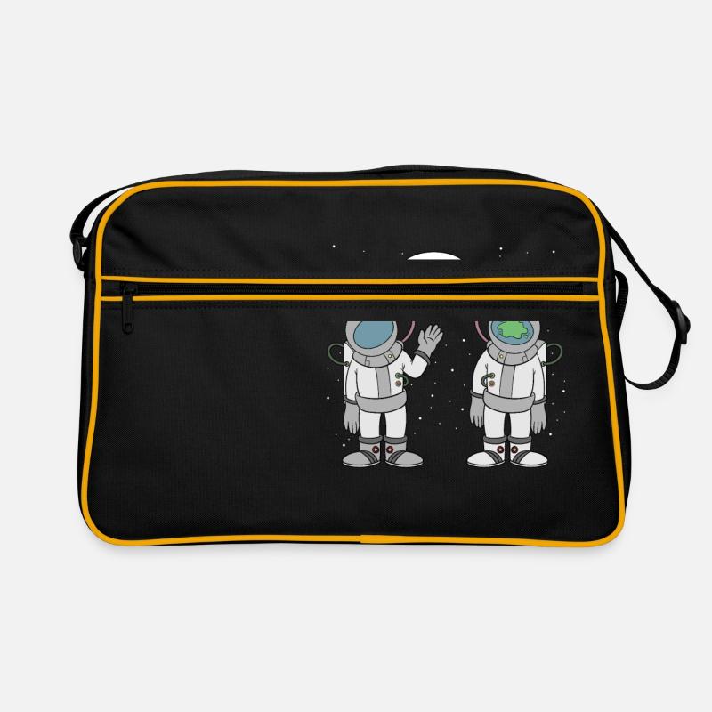 L'astronaute vous bénisse l'espace Spaceman Sac Retro