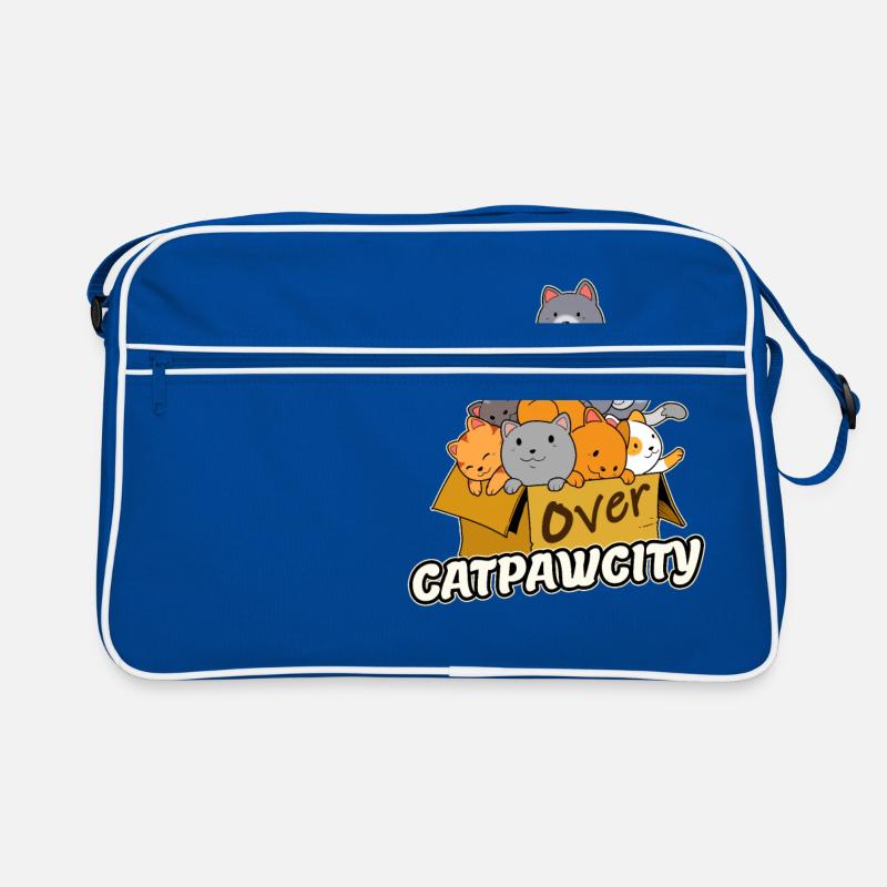 Overcapacity capacity Crowded cats kitten Retro Bag