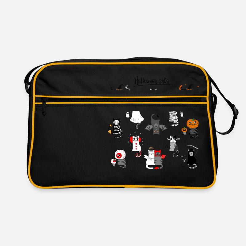 Chat amoureux de chat Sac Retro