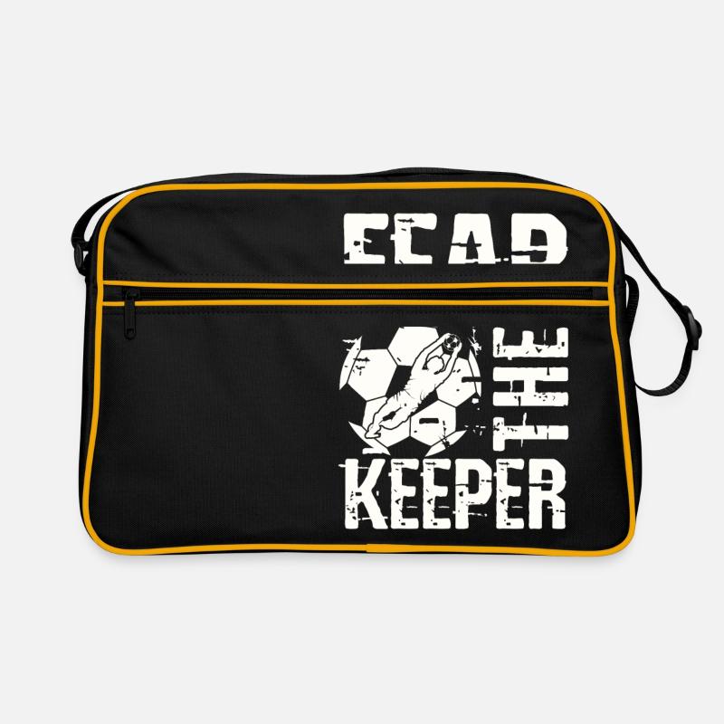 Fear the goalkeeper - Retro Bag - black/gold