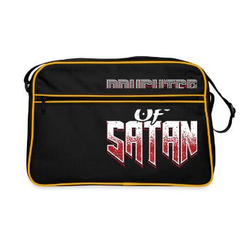 Daughter of Satan devil woman - Retro Bag - black/gold - Front