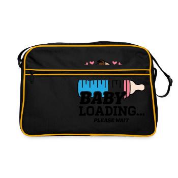 Chargement de bébé - Sac Retro - noir/or - Devant