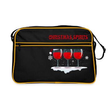 Esprits de noel - Sac Retro - noir/or - Devant