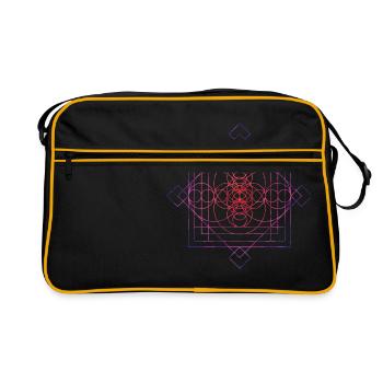 Sacred Geometry Sri Sacred - Retro Bag - black/gold - Front