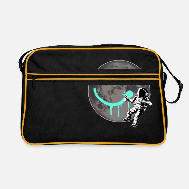 Astronaute Spray Pulvérisation de Lune Graffiti Space All Sac Retro