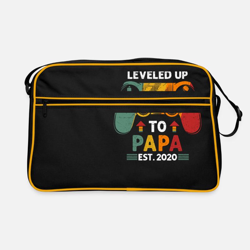 Leveled up to Daddy 2020 dad daddy Daddy Retro Bag