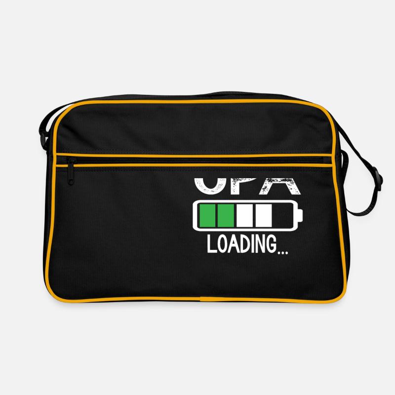 Opa loading - Retro Tasche - Schwarz/Gold
