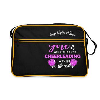 Cheerleader Gift Ideas Cheer Gifts Cheerleader - Retro Tasche - Schwarz/Gold - Vorne