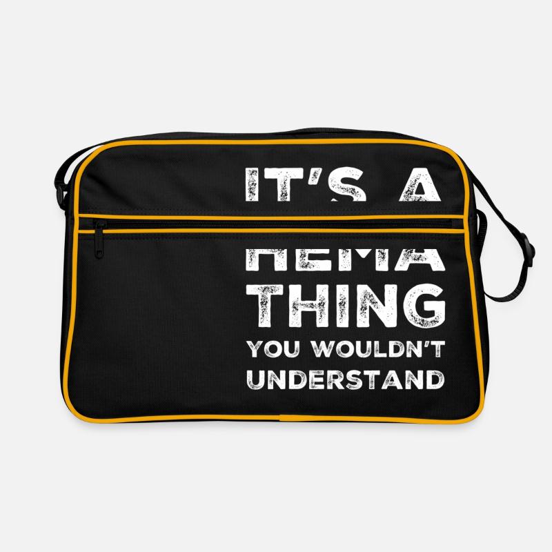 Es ist ein lustiges Geschenk Hema Sache Retro Tasche