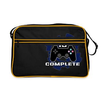 Level 18 Complete - Retro Bag - black/gold - Front