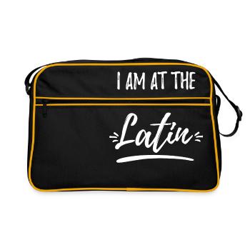 Je suis à la fin de mon latin - Sac Retro - noir/or - Devant