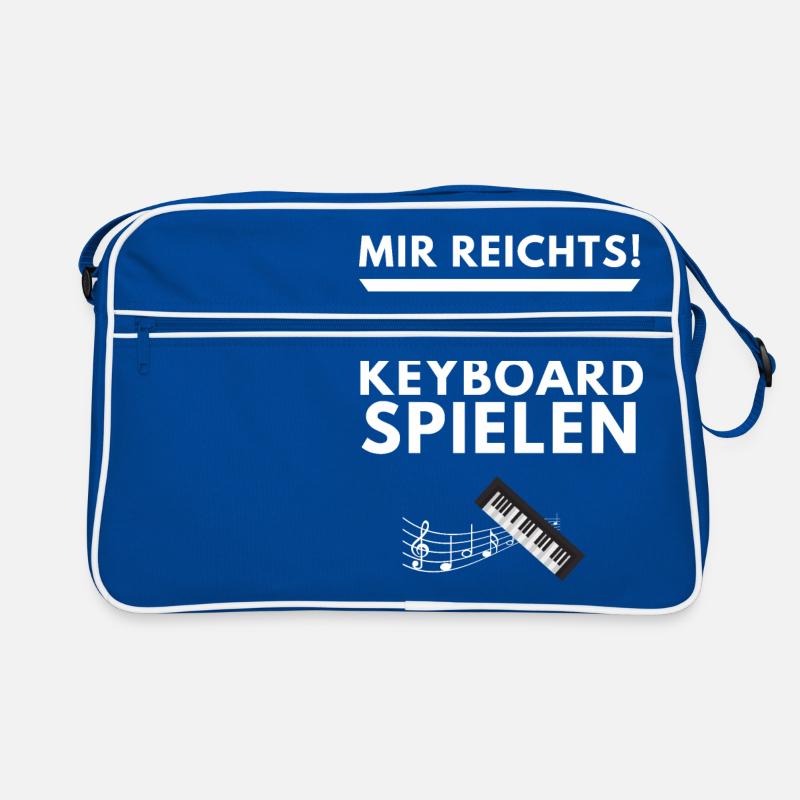 Keyboard Geschenkidee Geburtstag Keyboarder Musik Retro Tasche