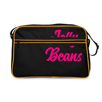 Jelly Beans Cute Easter Gift - Retro Bag - black/gold - Front