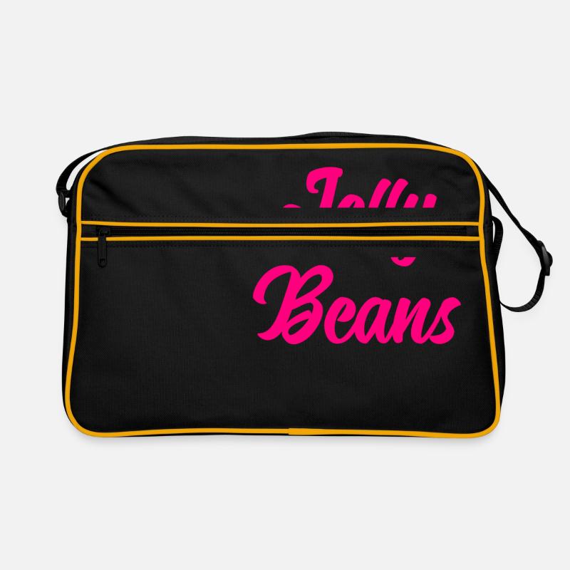Jelly Beans Cute Easter Gift - Retro Bag - black/gold