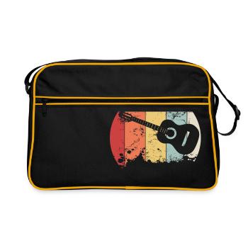 Guitare musique fan - Sac Retro - noir/or - Devant