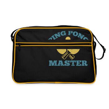 Maître Ping Pong - Sac Retro - noir/or - Devant