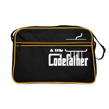 Codefather Developer T-shirt - Retro Bag - black/gold - Front