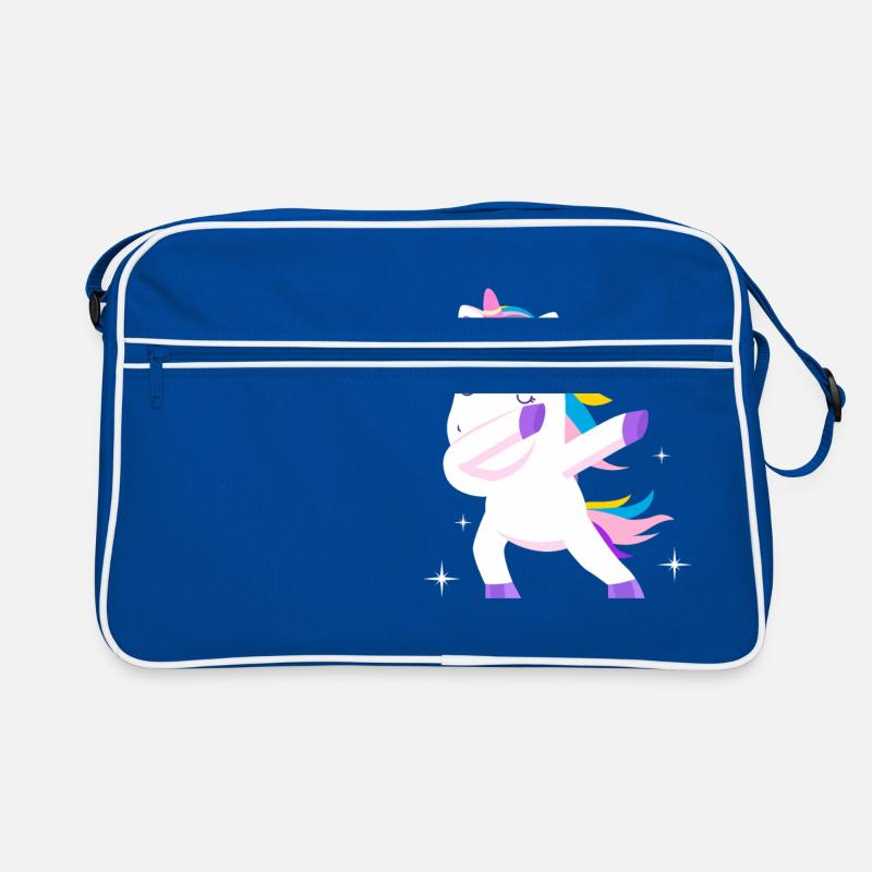 Cadeau de tamponnage de danse de licorne Sac Retro