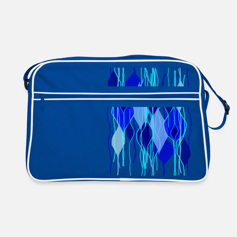 Conception de souris Fleda: formes abstraites de gouttes Sac Retro