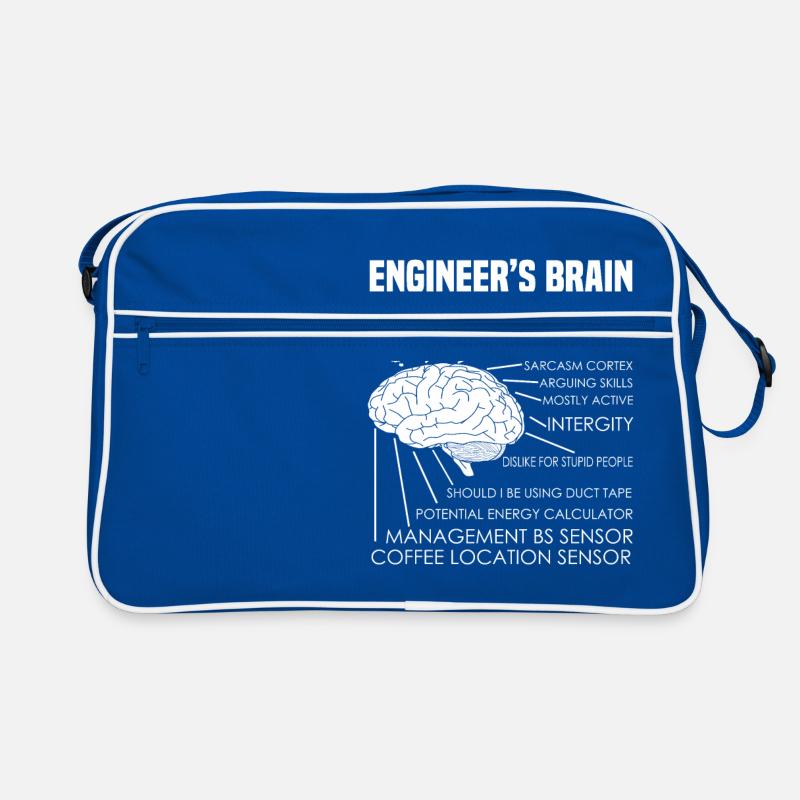 Engineer's Brain Problem Solving Retro Tasche