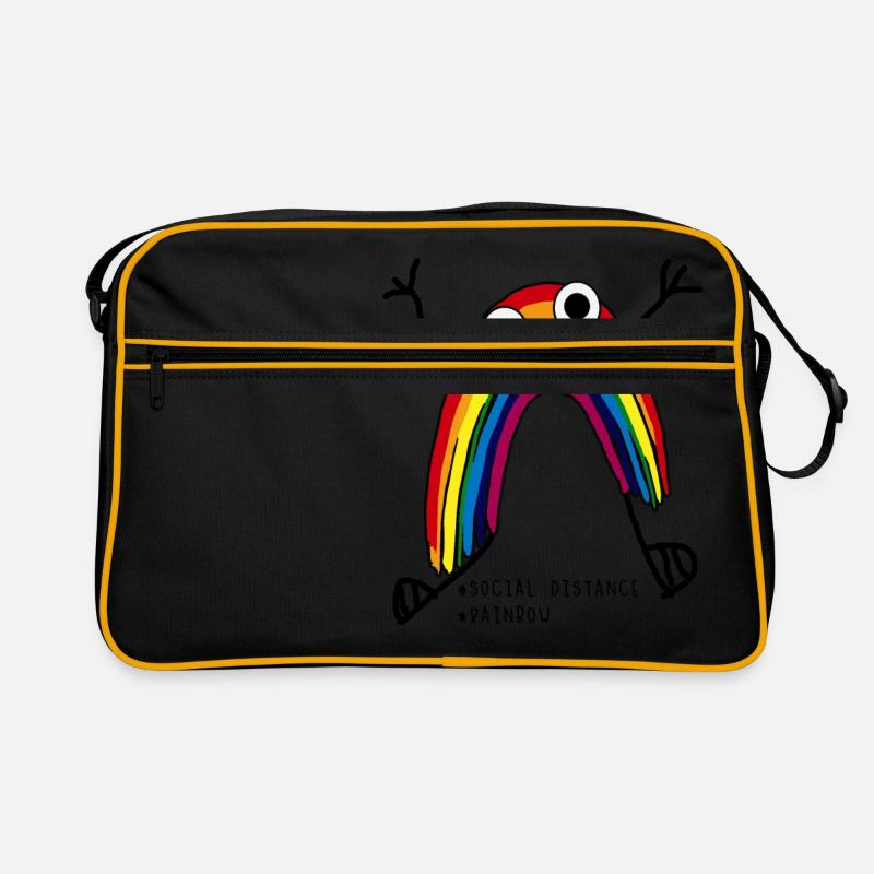 Kinder Regenbogen Retro Tasche
