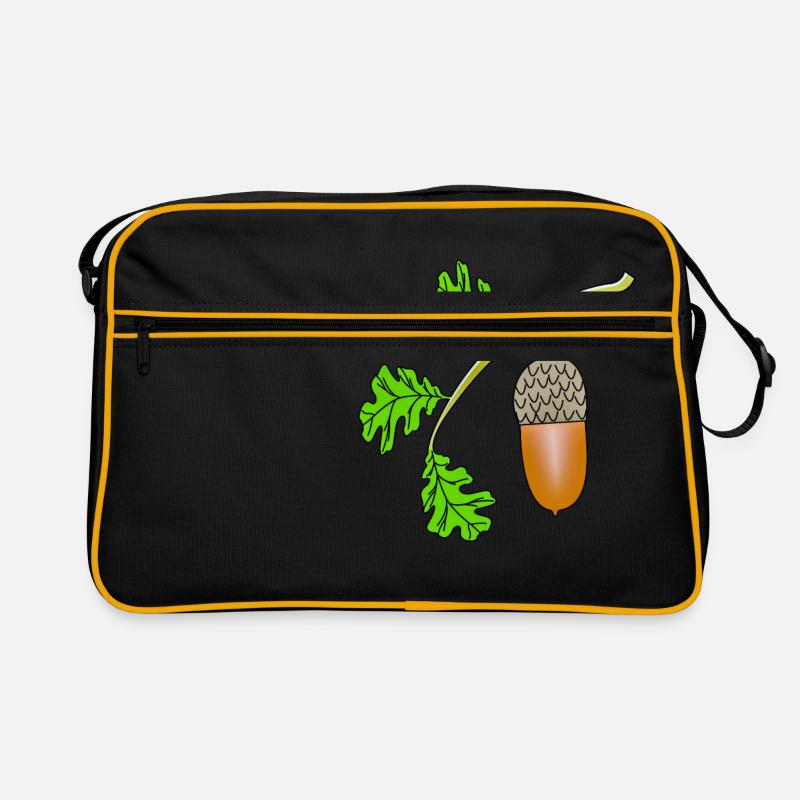 Chêne feuille de gland Sac Retro