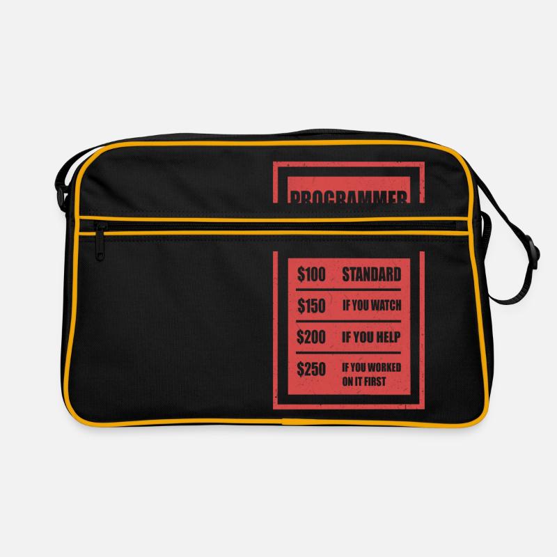 Programmer hourly rate programmer Retro Bag
