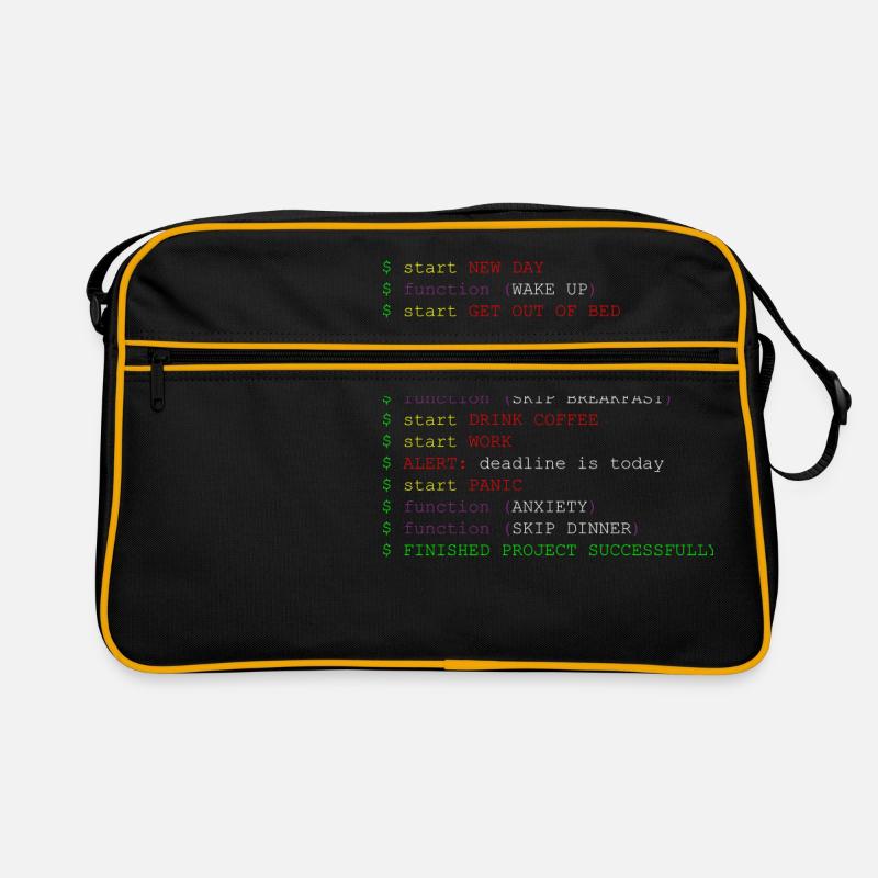 Programmierer Witz Code Funktion Methode Retro Tasche