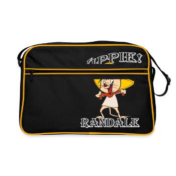 Maus Mexico Yippie Émeute - Sac Retro - noir/or - Devant