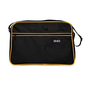 skate splash skater jump olli palace suprem cool - Sac Retro - noir/or - Devant