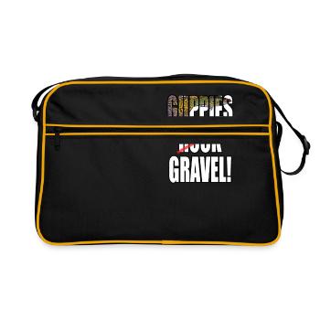 Poissons tropicaux Guppy Fish - Sac Retro - noir/or - Devant