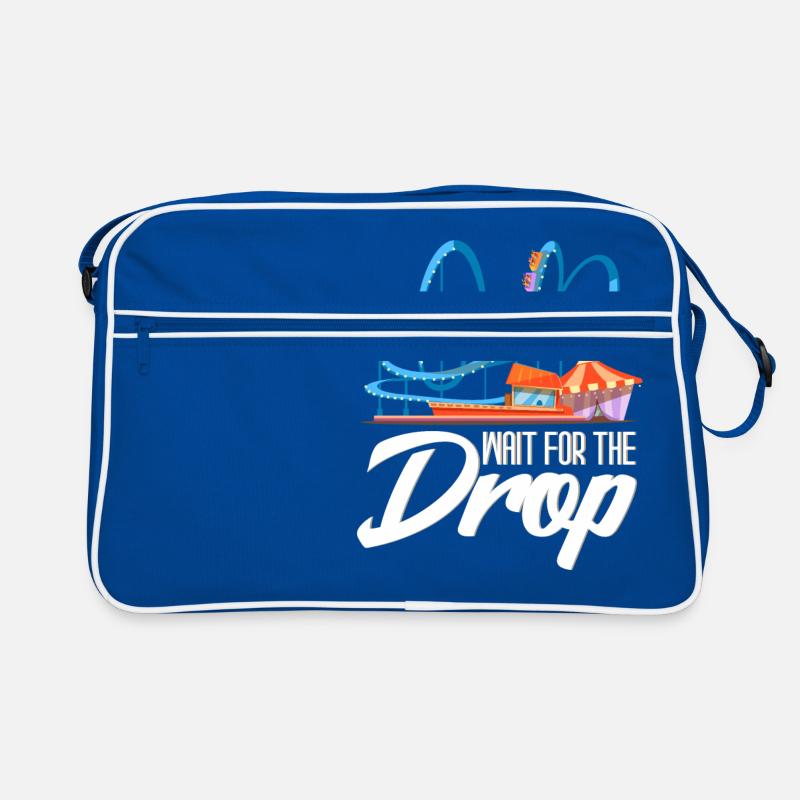 Achterbahn Roller Coaster Freizeitpark Rollercoast Retro Tasche