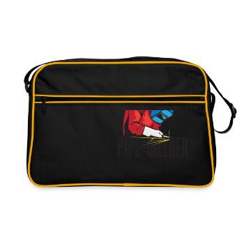 Pipe-Welder - Retro Bag - black/gold - Front