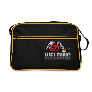 The Welding - Retro Bag - black/gold - Front