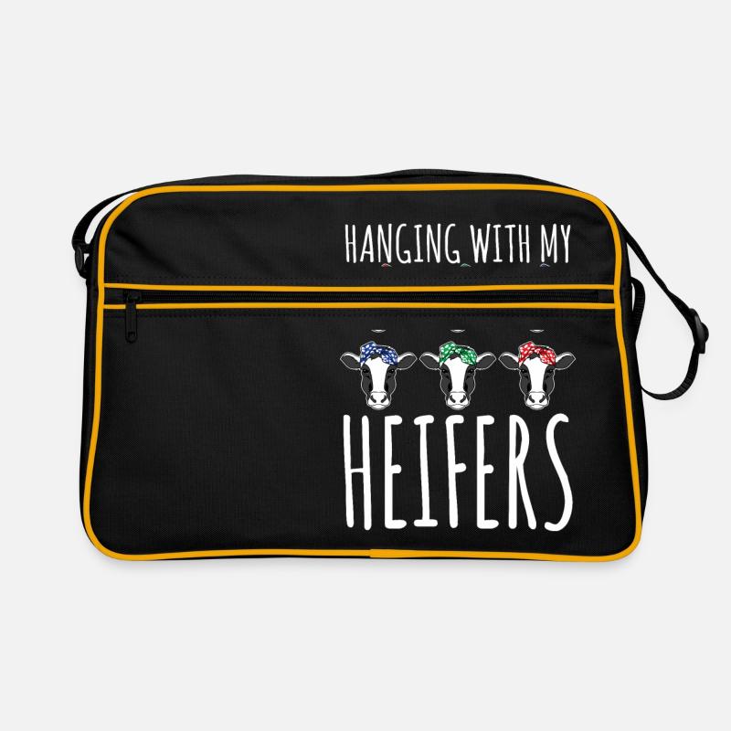 Bandana mignon de vache - suspendu avec mes génisses Sac Retro