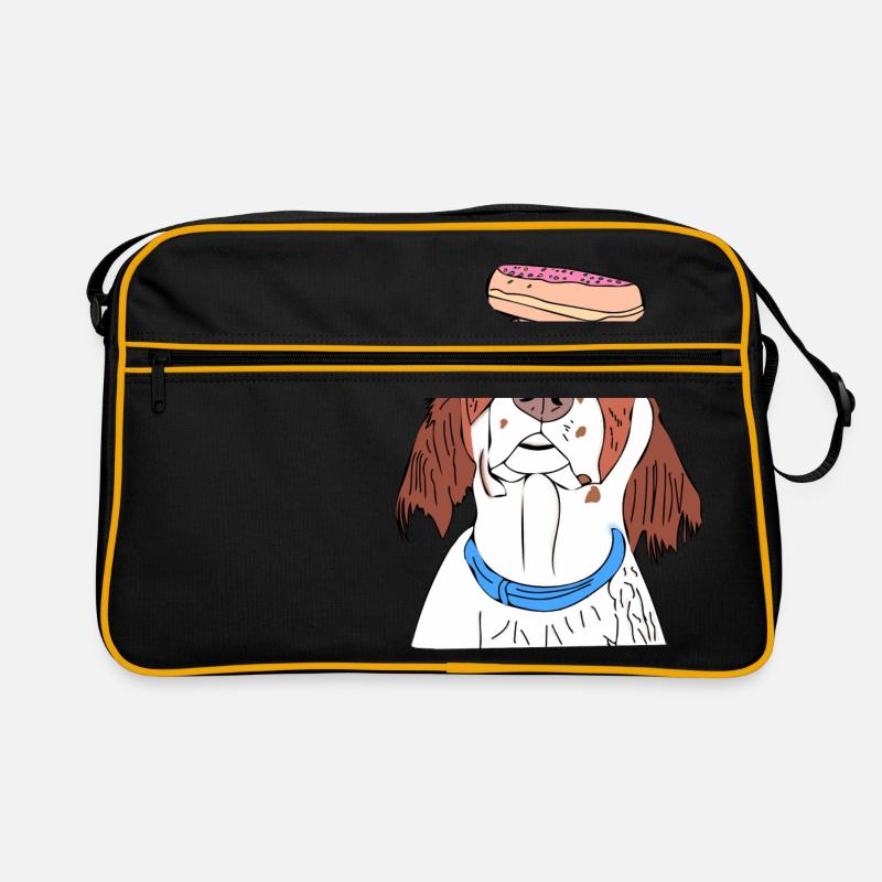 Dog Donut Dream Retro Bag