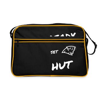 football - Retro Bag - black/gold - Front